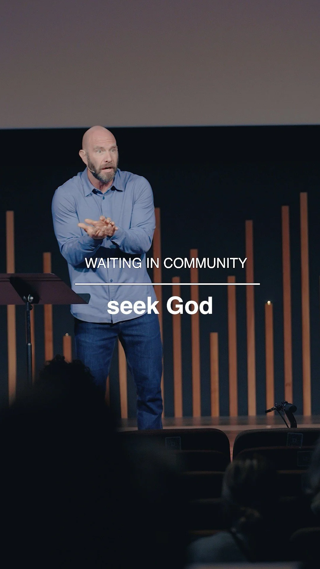 Don't waste the waiting. Surround yourself with people who will seek God with you.