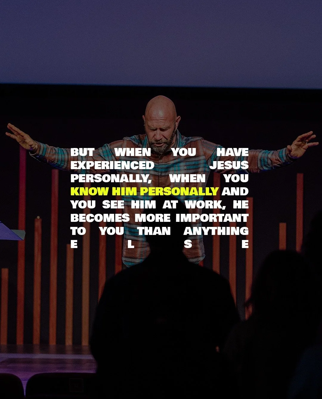 When you&rsquo;ve truly experienced Jesus &mdash; not just heard about Him, but encountered Him &mdash; everything changes.

It&rsquo;s no longer about obligation or religion; it&rsquo;s about relationship.
When you&rsquo;ve seen Him at work in your 