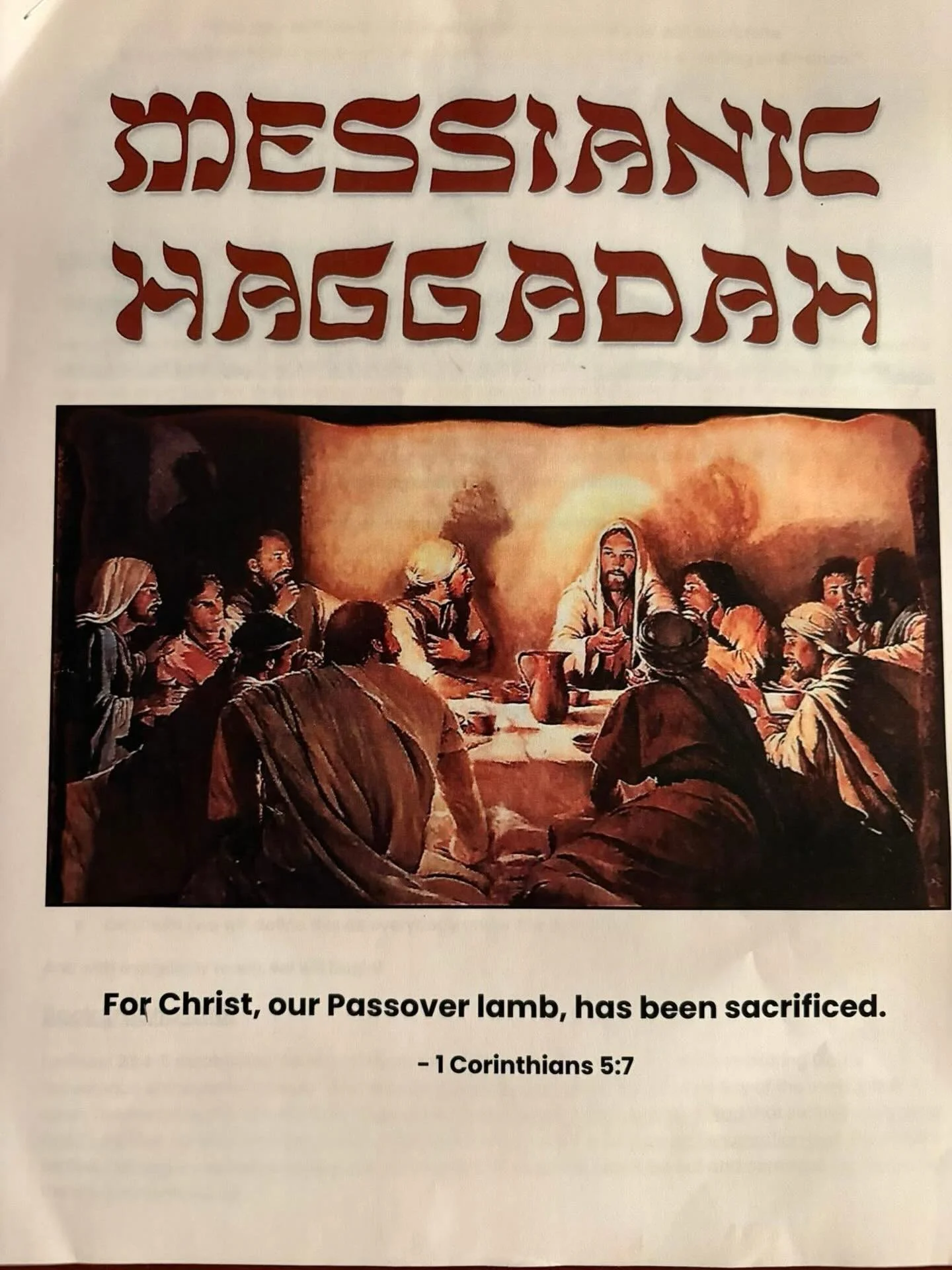 The Passover dinner was a unique experience of tasting the foods and reading the Scriptures that bring such depth of meaning not only to the tradition of Passover, but even more the backdrop to Jesus&rsquo; sacrificial death.