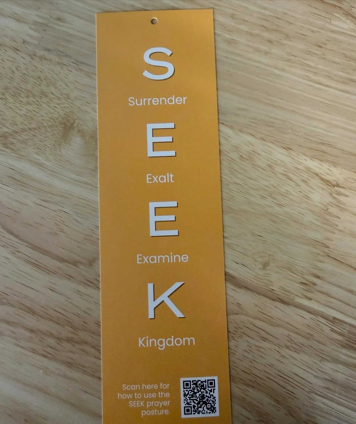 Prayer aligns our hearts with God&rsquo;s and is the catalyst for the work He desires to do in and through us. Have you picked up your prayer bookmark for April? See pic 2 for the specific ways we are SEEKing God together this month.