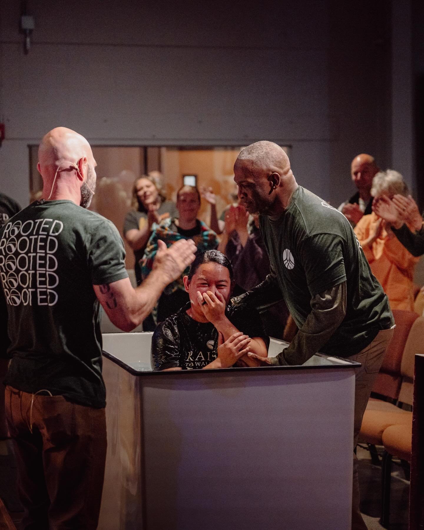 Baptism Sundays are the best.

Real stories of life change. A powerful picture of the Gospel, old life buried, new life raised with Jesus. And a church family erupting in joy as we celebrate what God has done.

This is what it&rsquo;s all about.