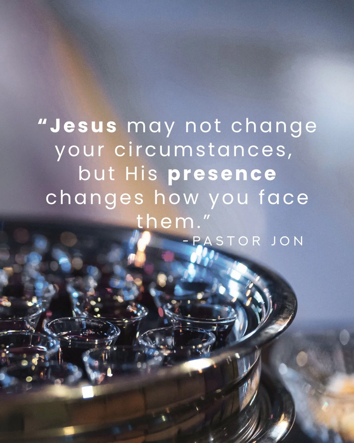 We&rsquo;re not promised an easy life when we follow after Jesus. In fact, there are times when life is hard BECAUSE we follow Jesus. 
But one uniquely wonderful thing about our God is His ever-constant presence with us, in every circumstance. While 