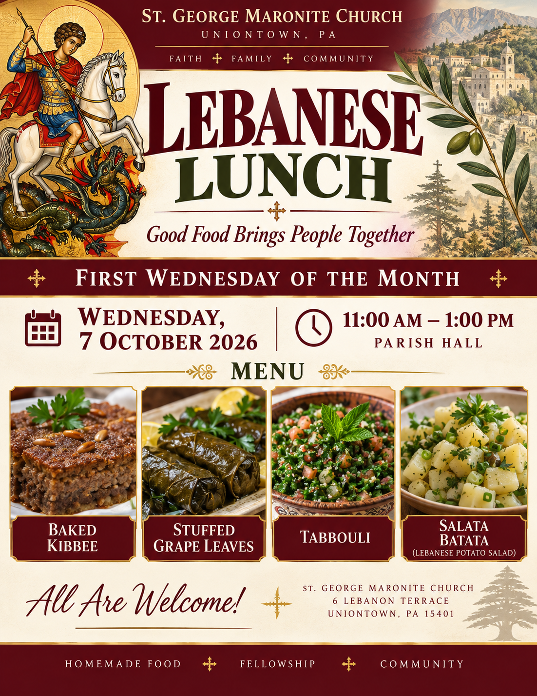 Lebanese Lunch