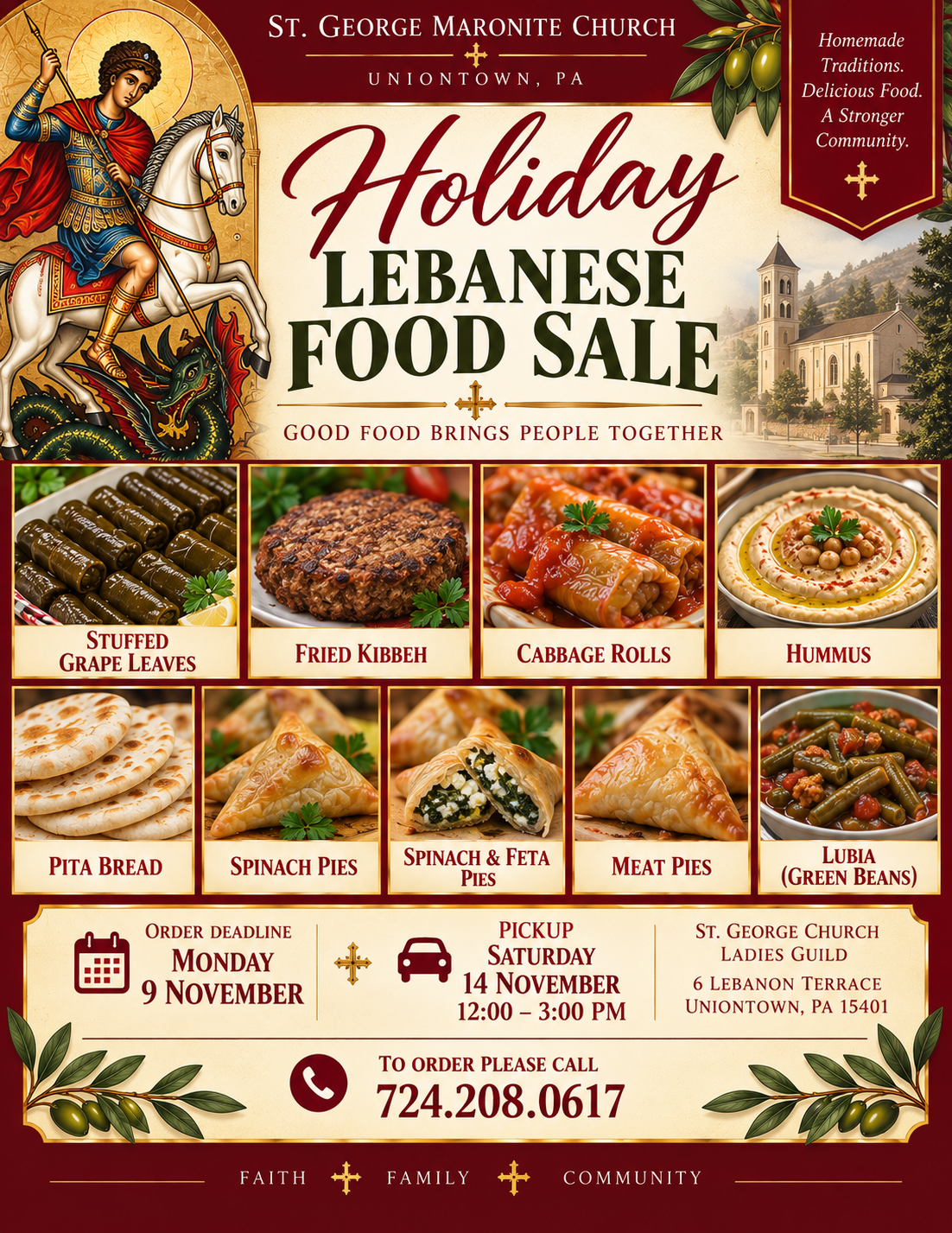 Holiday Food Sale