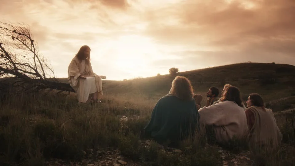 Jesus preaching in the field and disciples.jpg