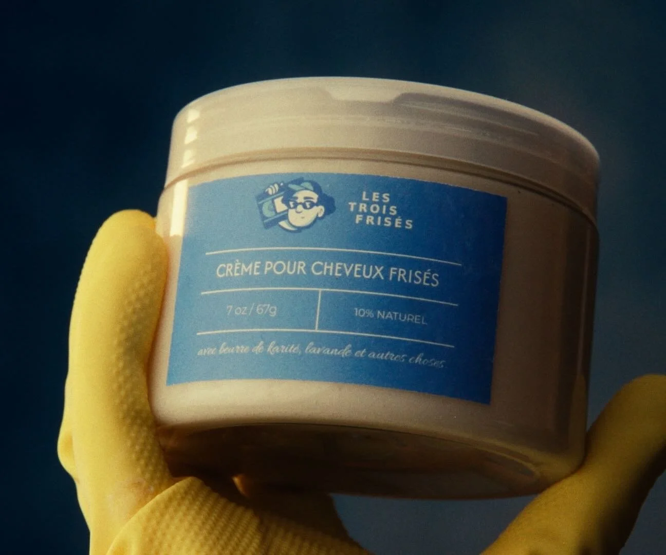 Crème pour cheveux frisés