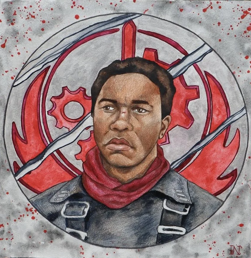 Knight Maximus, 12"x12"