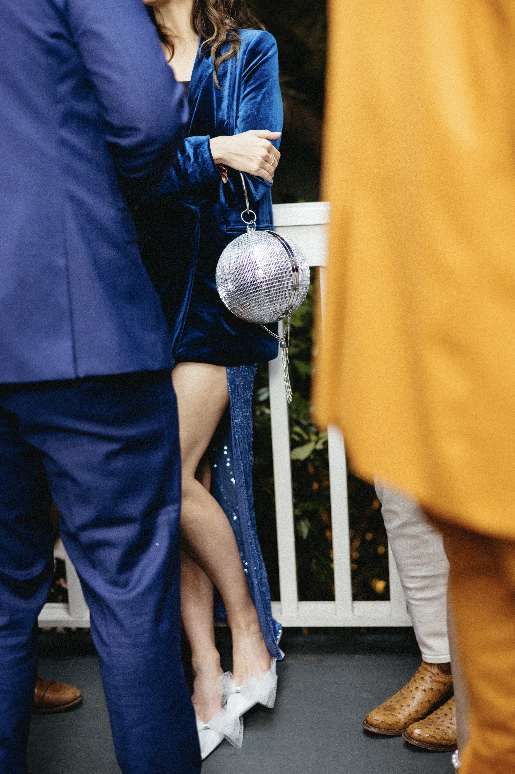 Guests at a New Years Eve Party chatting