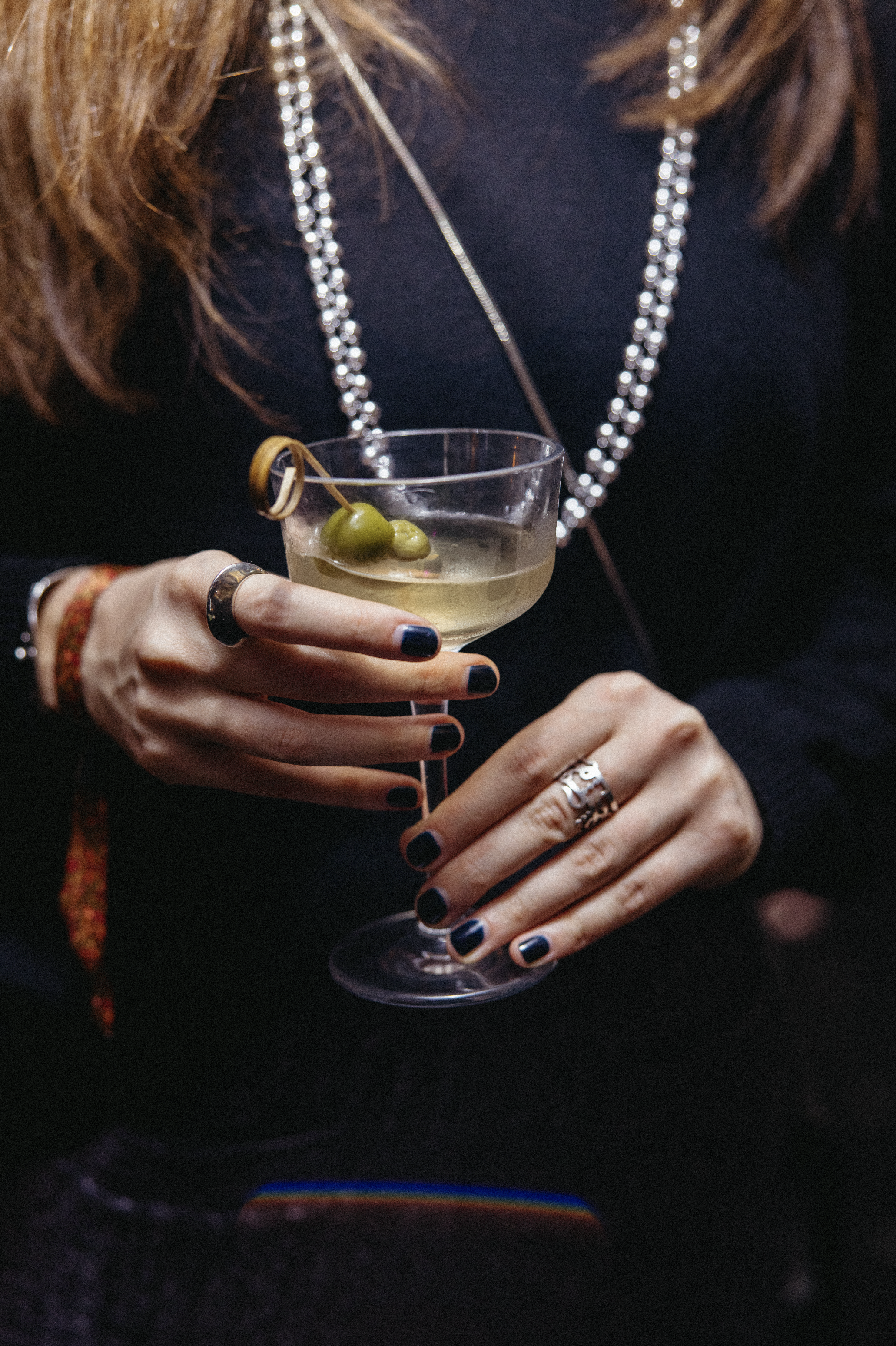 Wedding guests enjoying their drink at cocktail hour in New Orleans