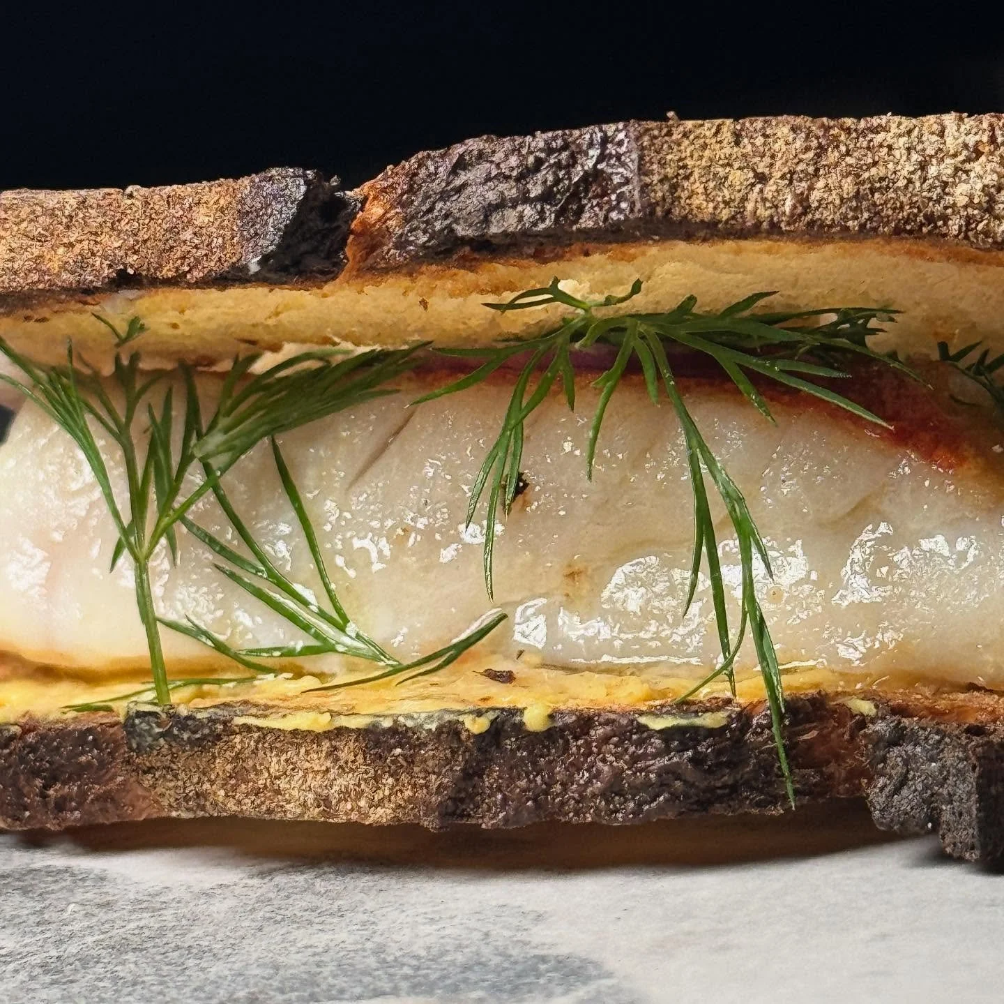 Fish Sando, Mustard Butter, Dill, Shallot 

Simple deliciousness 

#youcandoit