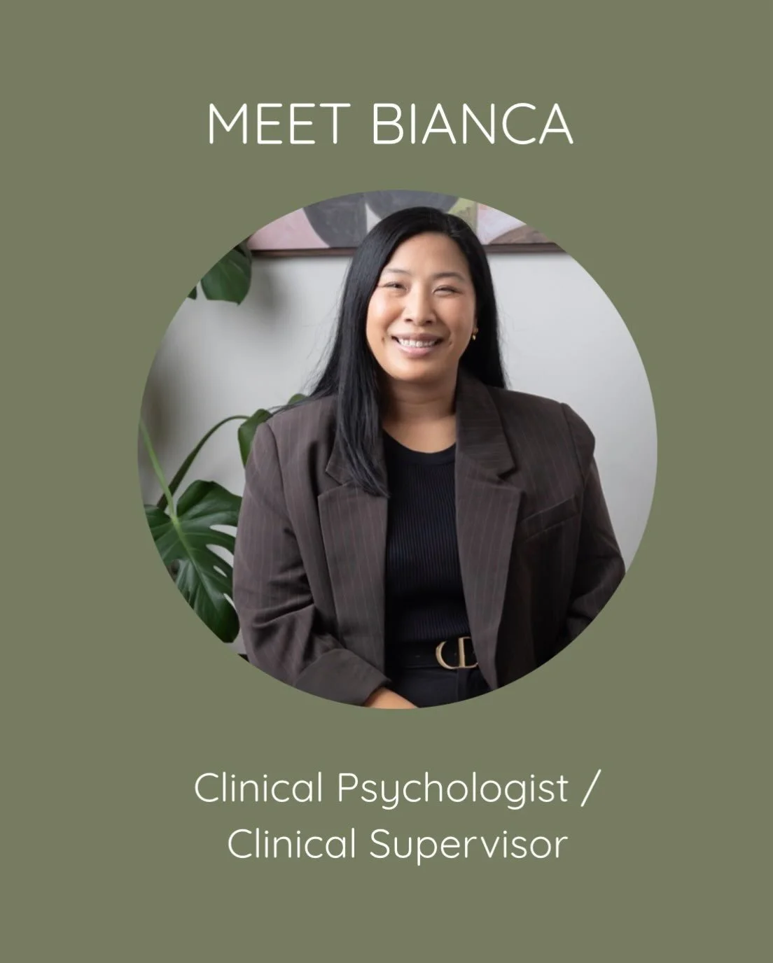 Bianca is passionate about working with children, parents and families seeking a better understanding of their child&rsquo;s emotional, behavioural or developmental needs. She is particularly interested in strengthening parent-child relationships, he