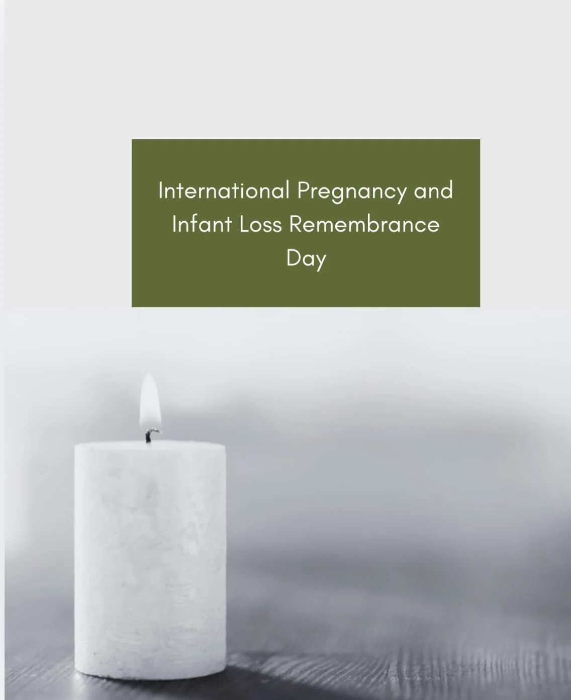 Today, on Pregnancy and Infant Loss Remembrance Day, we hold space for all the babies who are loved and remembered, and for the parents and families who carry their loss with them.

Pregnancy and infant loss can be an incredibly isolating experience.