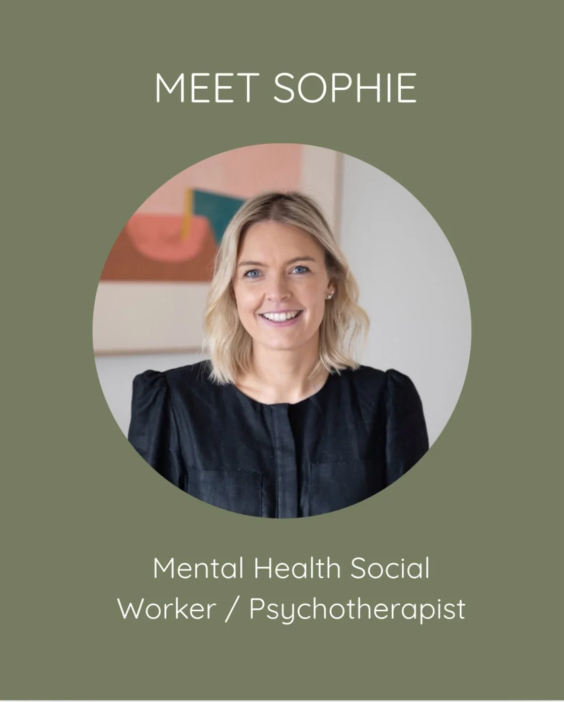 Sophie understands that the experiences of matrescence and patrescence can bring profound emotional and relational changes that can be difficult to navigate and make sense of. She believes that during this vulnerable and transformative time, parents 