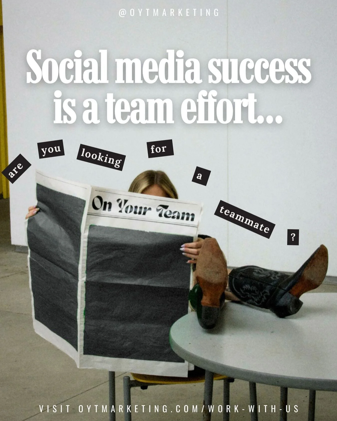 As a small business owner, you&rsquo;re already the MVP of your team, but even the best players need a strong team to succeed. That&rsquo;s where we come in! Are you ready to stop feeling like you&rsquo;re doing social media all alone? Reach out to u