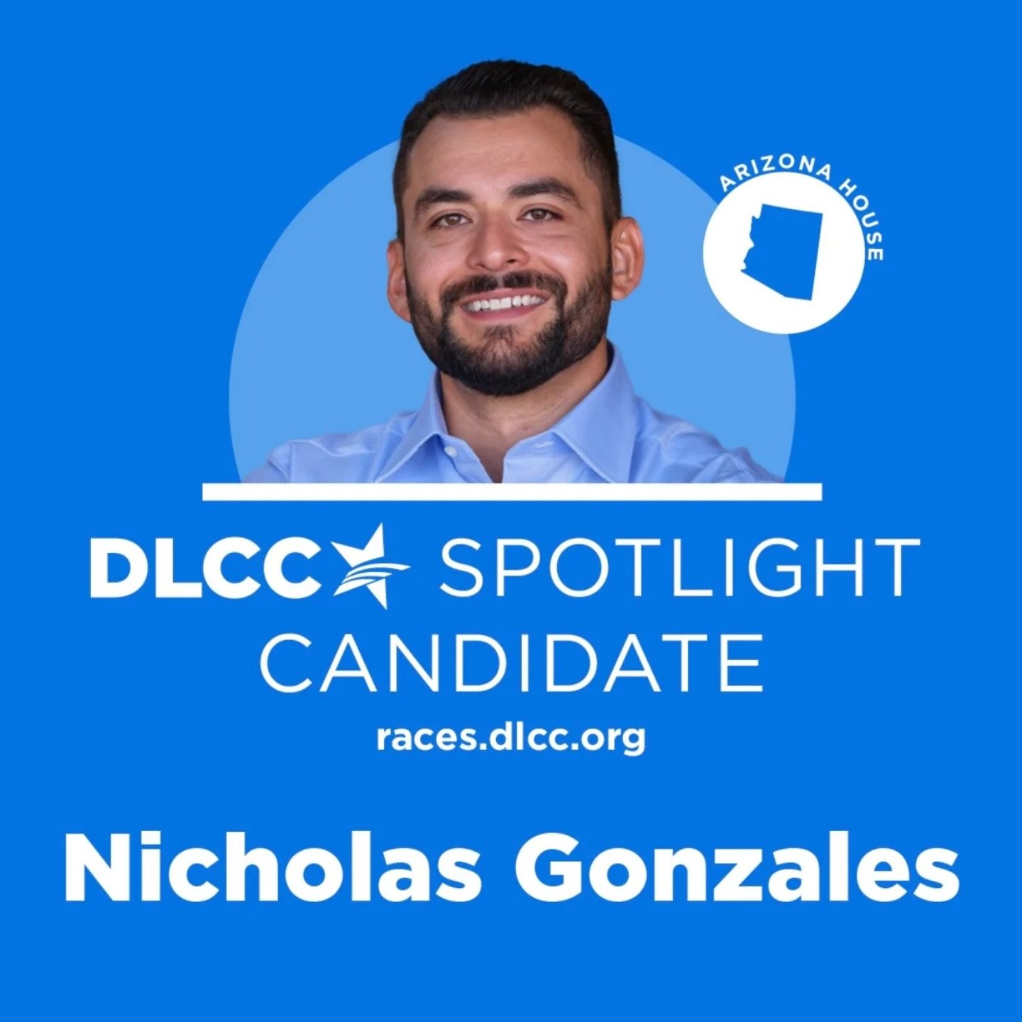 Honored to be featured as a Spotlight Candidate by the @DLCC, which highlights state Democratic candidates in competitive races across the country.

Check out the DLCC Spotlight Page for more! https://dlcc.org/candidates/nicholas-gonzales/

.

#ld13