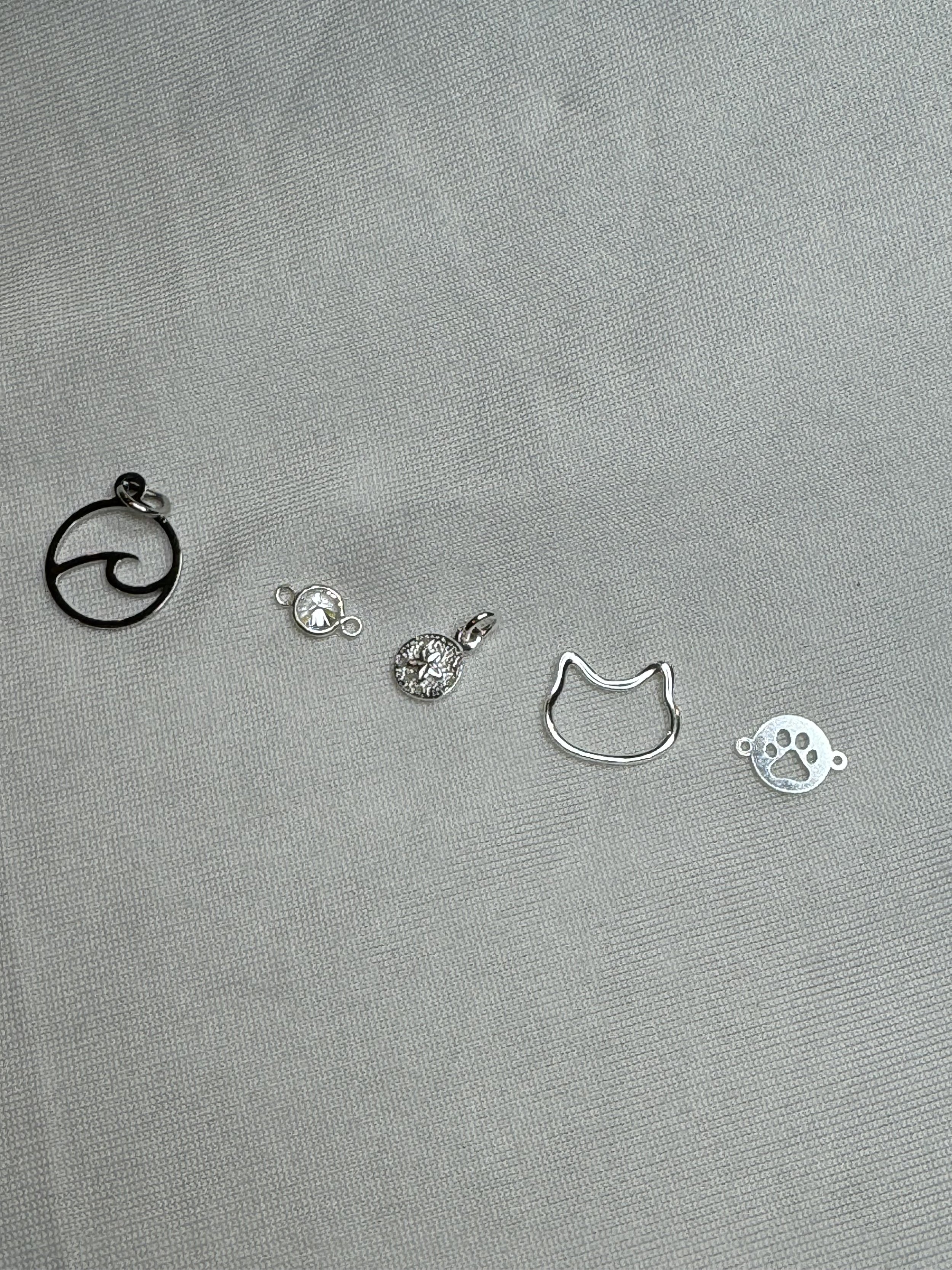 Silver .925 Connector and Charms