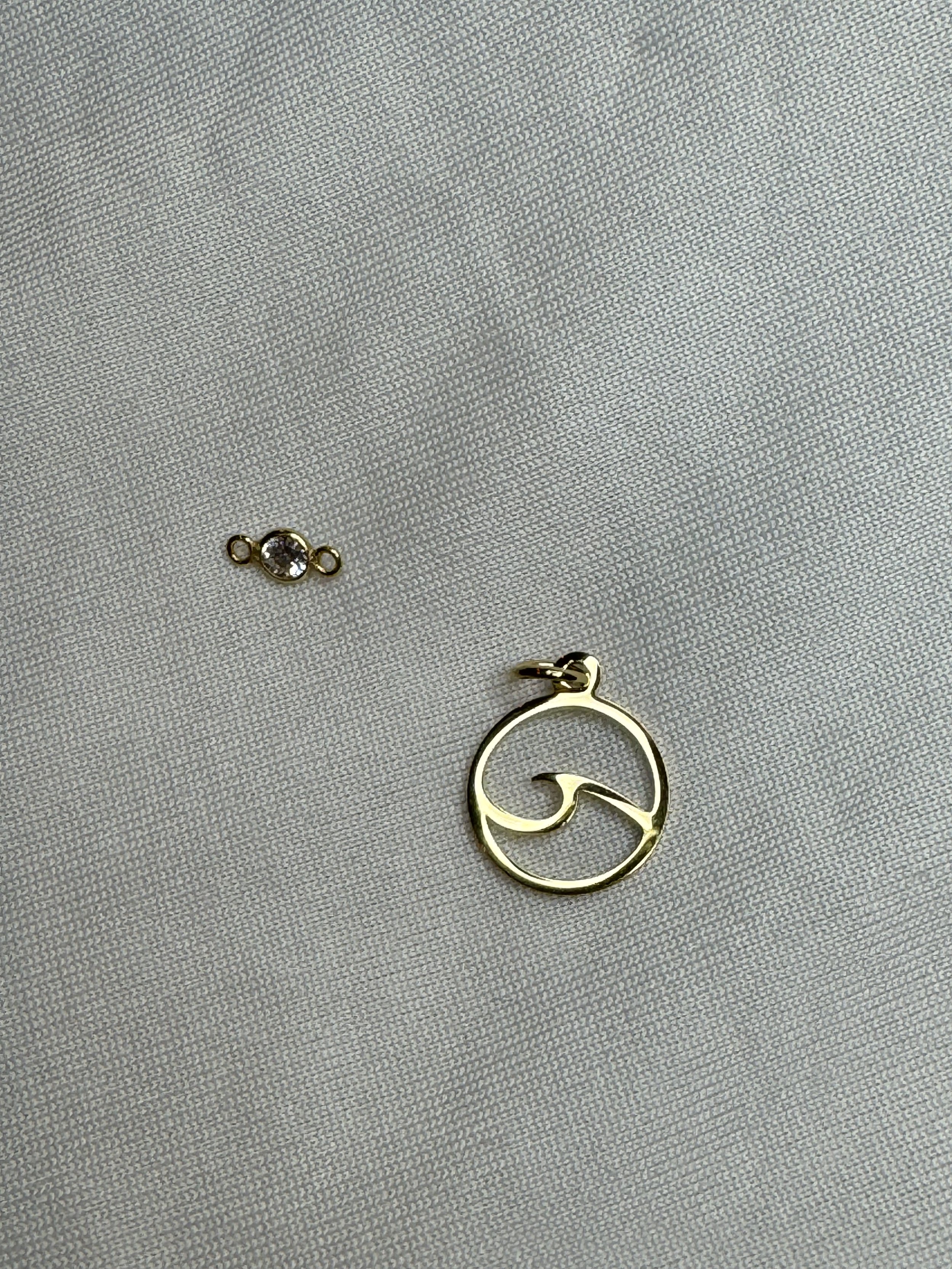 Gold Filled Connector & Charm