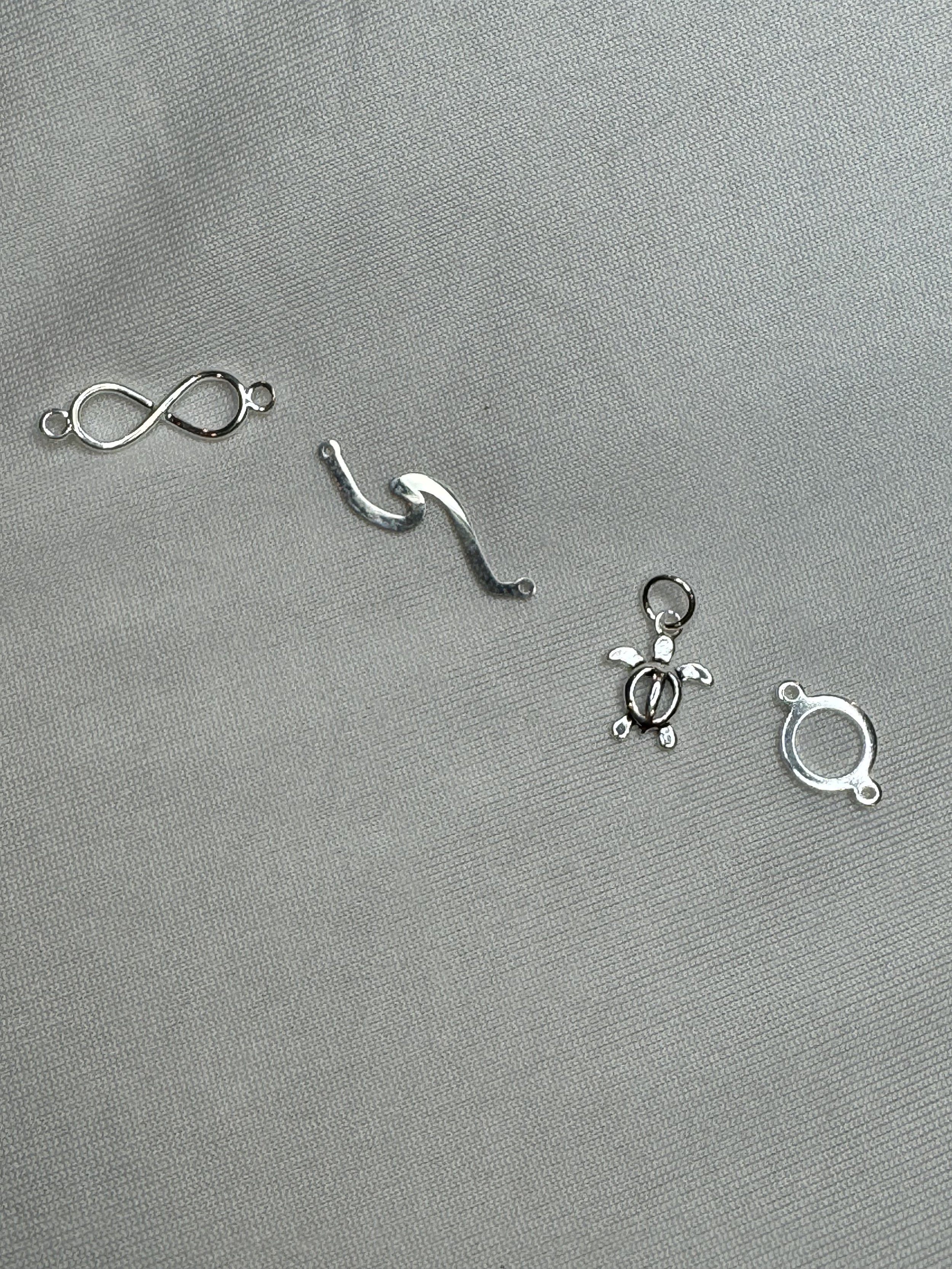 Silver .925 Connector & Charms