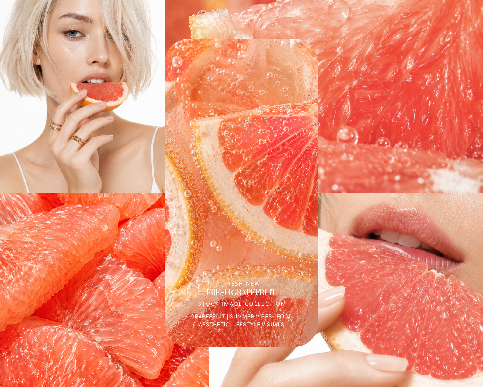 55 FRESH GRAPEFRUIT SUMMER VIBES STOCK IMAGES - AI FOOD LIFESTYLE EDITORIAL, CORAL PINK CITRUS AESTHETIC PHOTOGRAPHY, GRAPEFRUIT BEAUTY & WELLNESS BRAND VISUALS, LUXURY SUMMER FOOD STYLING & FEMININE