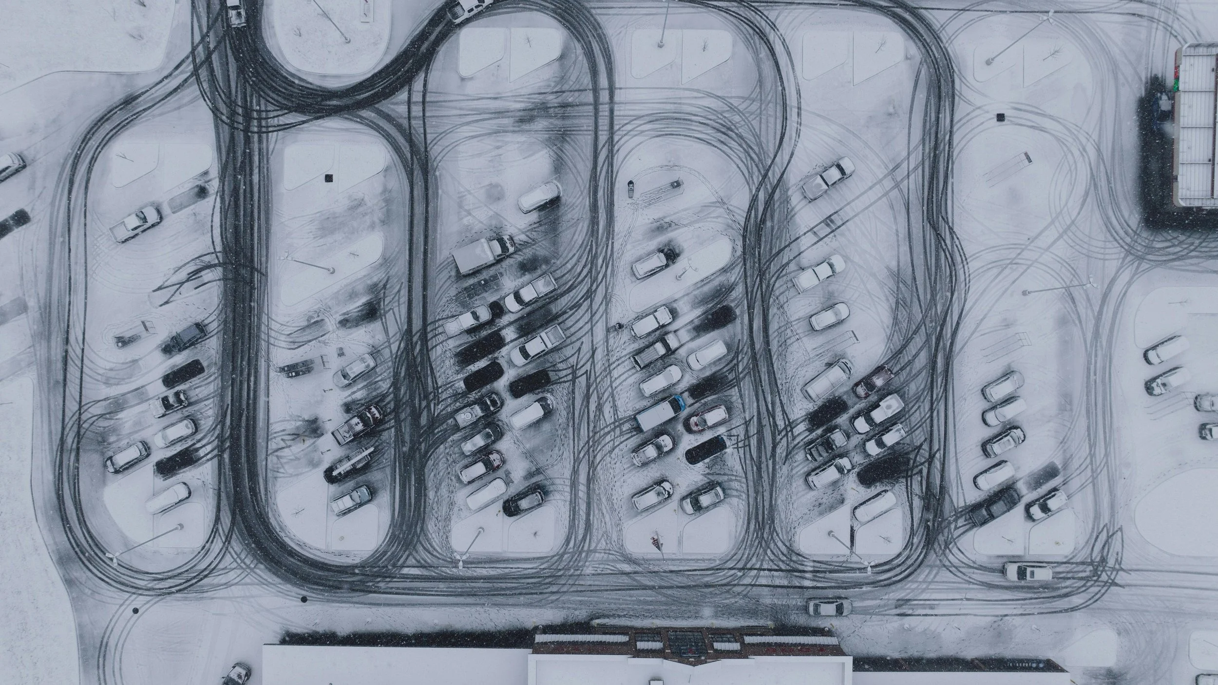 Keeping Your Parking Lot in Shape Through Winter: How Maintenance Crews Help When It’s Too Cold to Stripe