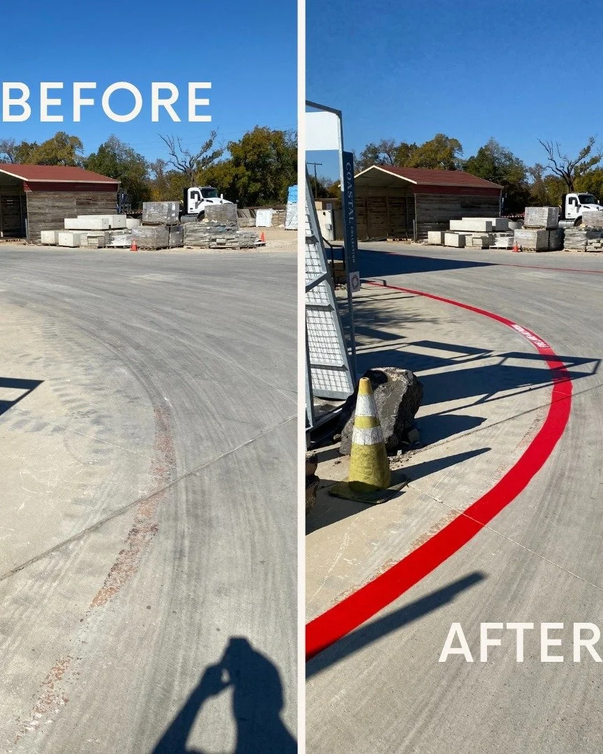 Before and After at @siteonesupply!

We brought their fire lanes back to bold, bright, and fully up to code.
Fresh markings = safer access, better compliance, and a cleaner-looking property.

Thanks to SiteOne Landscape Supply for trusting us with yo