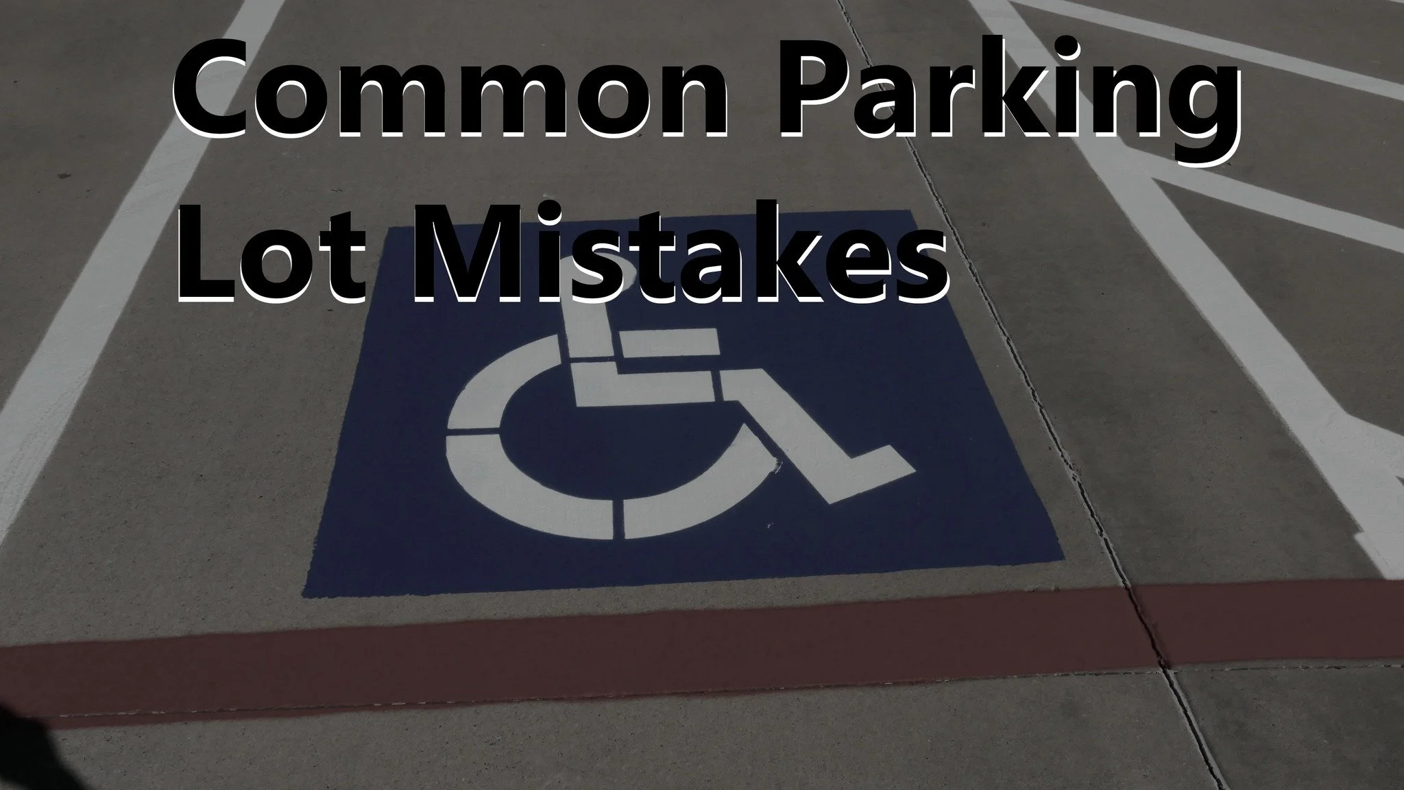 Are you guilty of these common parking lot mistakes?

Faded lines, missing fire lanes, and poor layouts aren&rsquo;t just an eyesore &mdash; they can cost you in safety, compliance, and first impressions.

Not sure what your lot needs? We&rsquo;ll wa