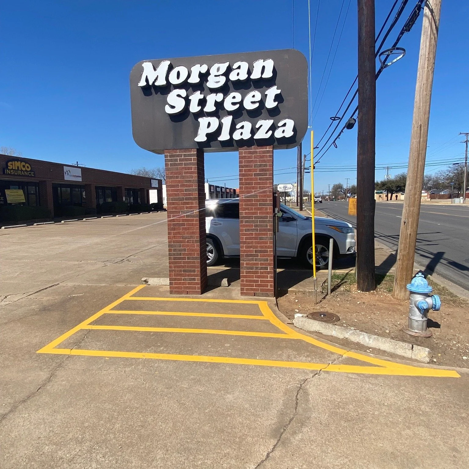 Fresh lines, clear flow, and a clean finish at Morgan Street Plaza in Granbury, TX 

Our team completed a full restripe to improve parking organization, visibility, and overall curb appeal for this busy property. Small details like crisp stall lines 
