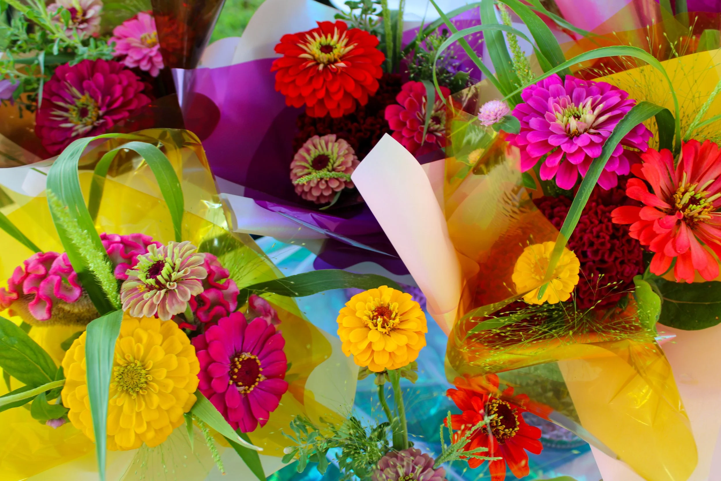 Wrapped Fresh Flowers