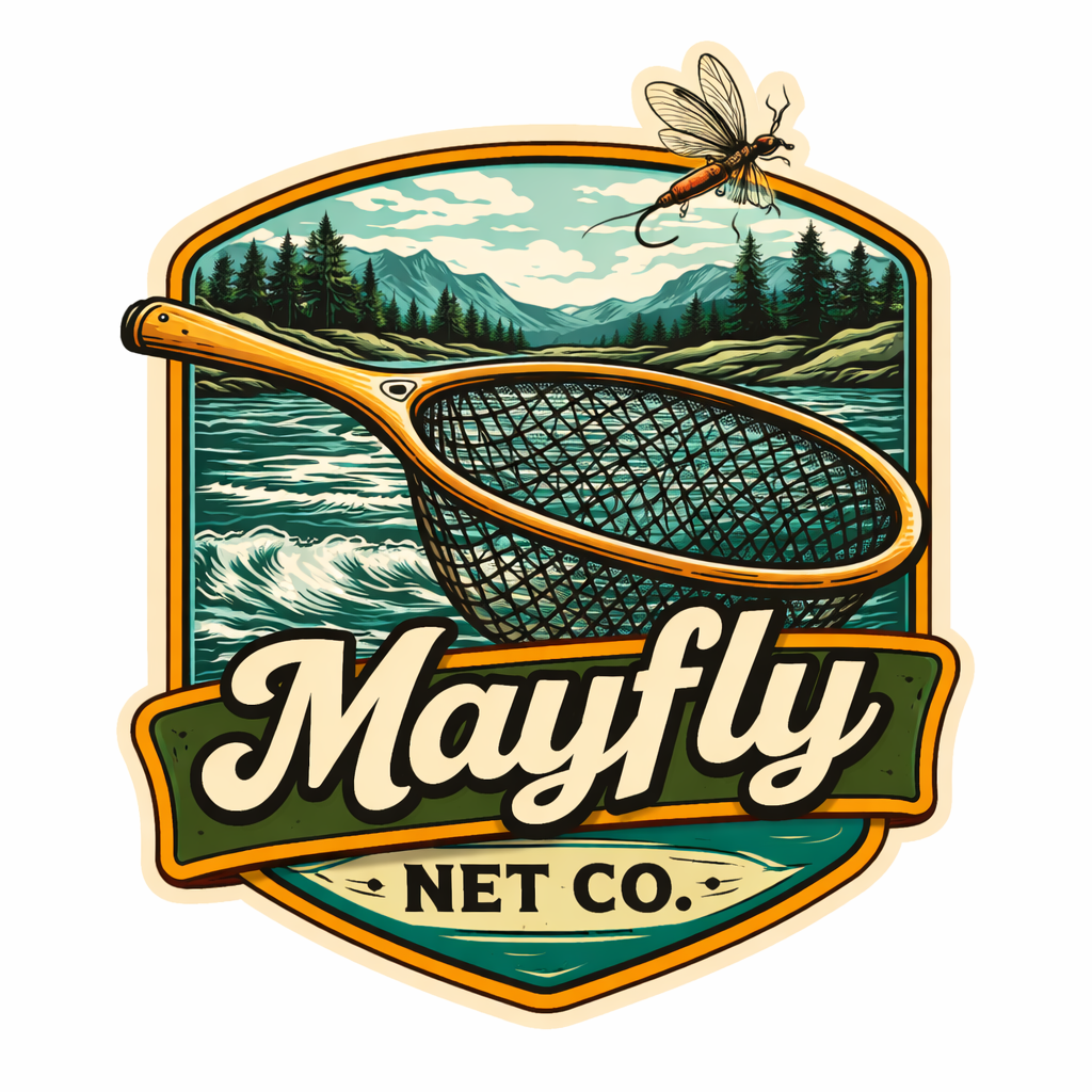 Mayfly fly sticker