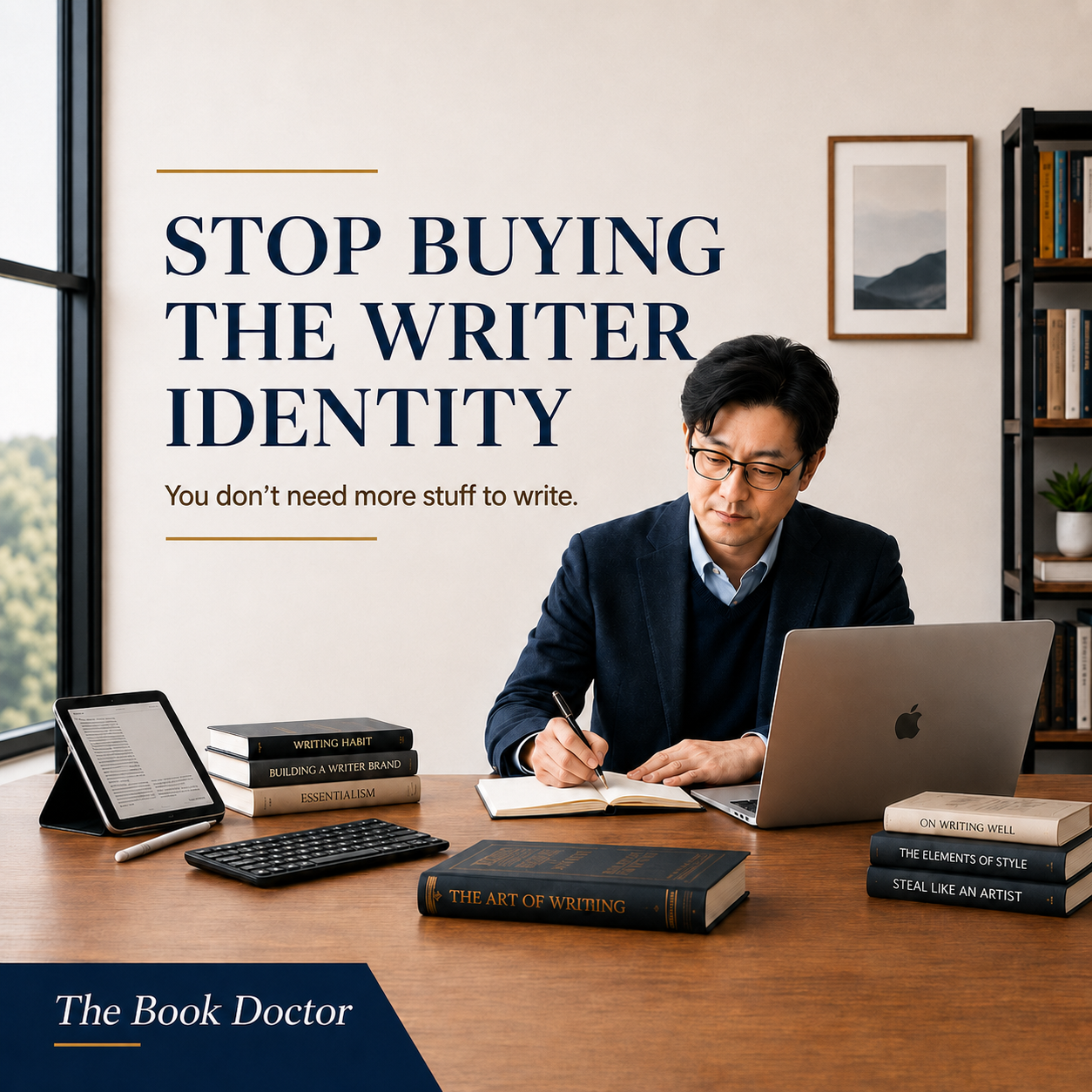 Stop Buying the Writer Identity: You Do Not Need More Stuff to Write