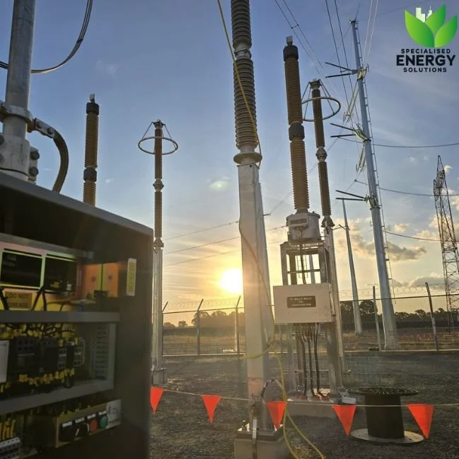 🔌 Powering Progress at Sunset ☀️

Another day on the ground bringing energy infrastructure to life, this shot from site captures more than just a sunset. It&rsquo;s a reminder of the precision, planning, and people behind every switchgear and substa