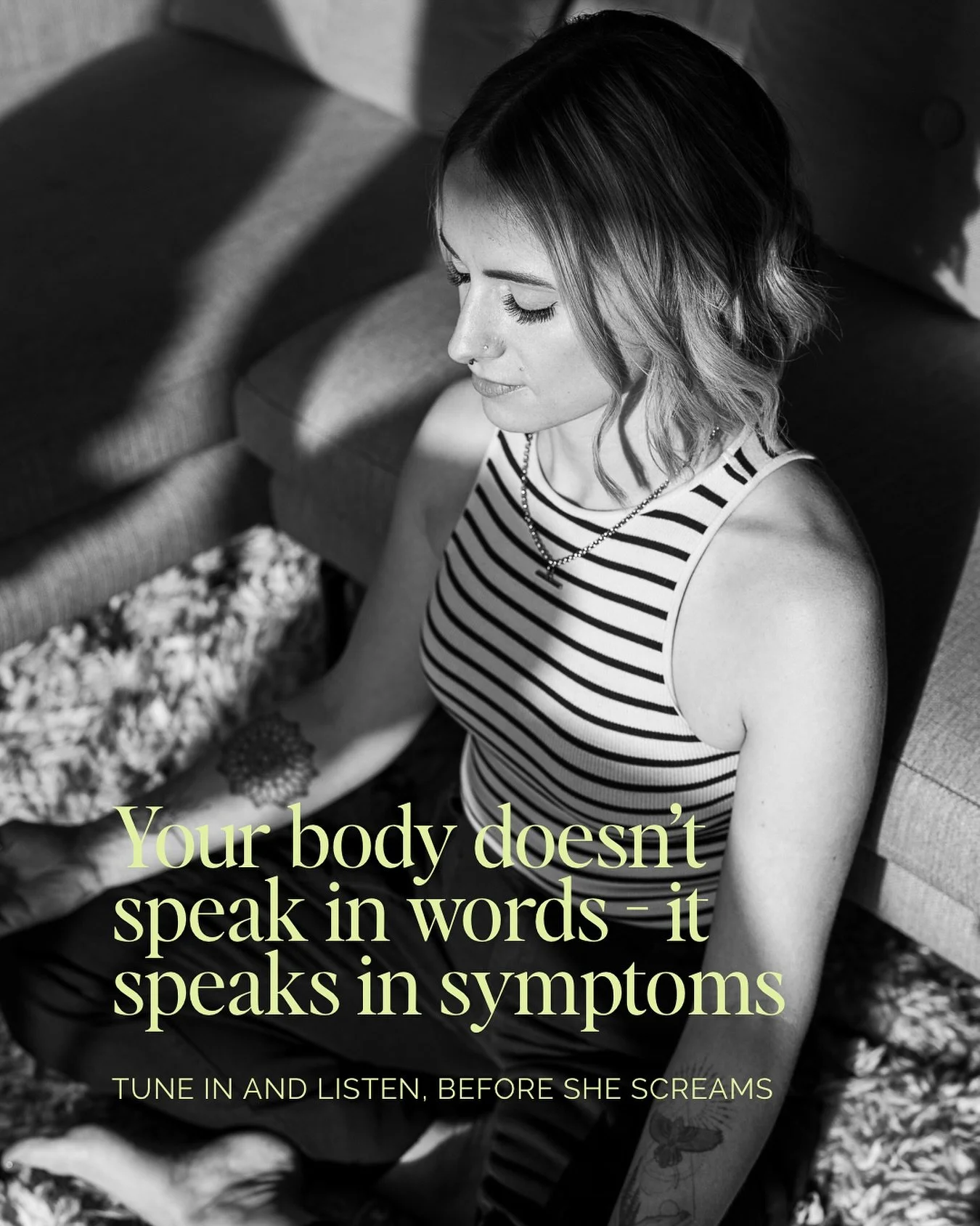 The bloating. The breakouts. The 3am wake-ups.
The exhaustion you can&rsquo;t coffee your way out of.

They&rsquo;re not random - they&rsquo;re messages. 👀 

Because while you&rsquo;ve been chasing deadlines and holding it all together, your body&rs