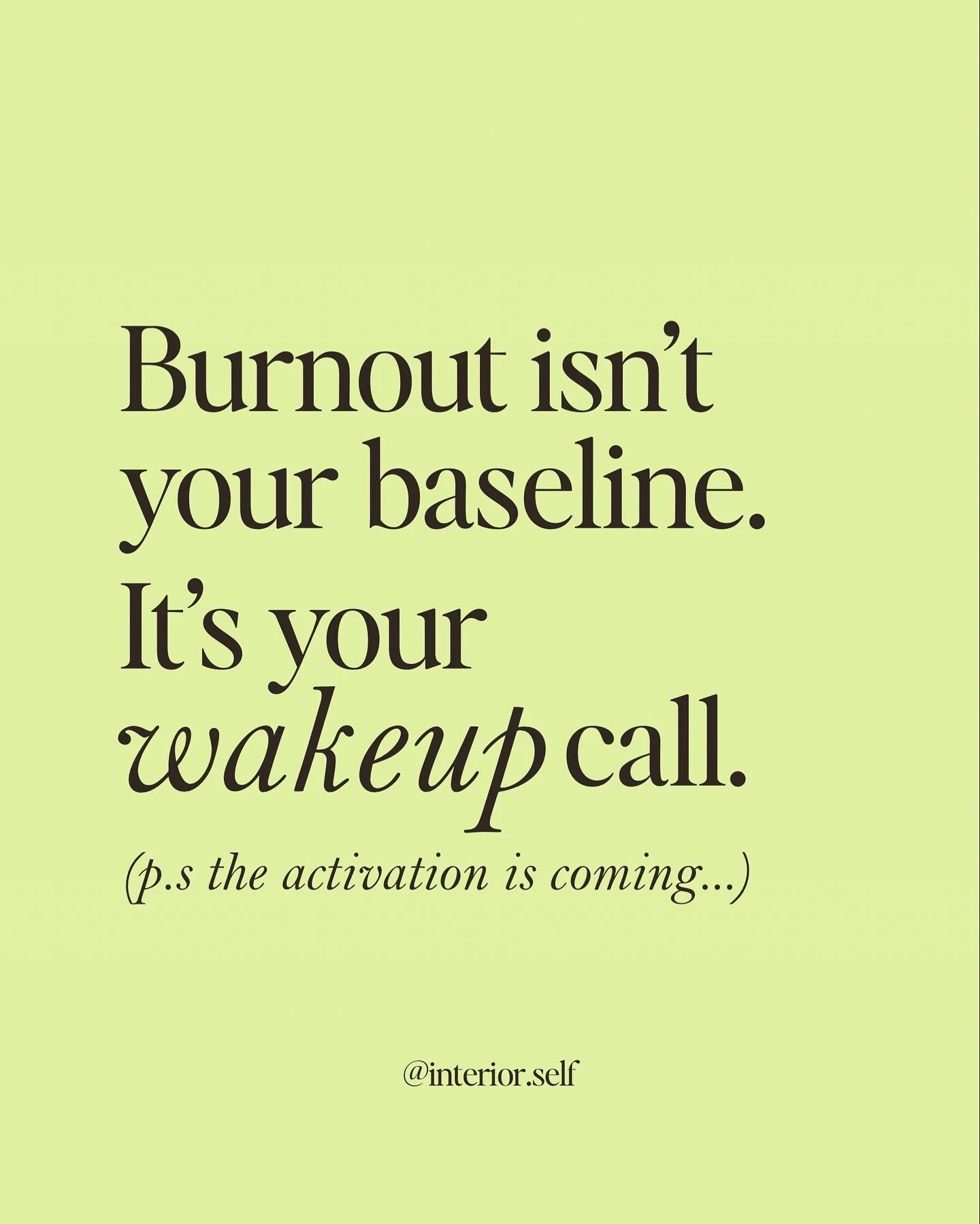 I see you high achiever 👀 You&rsquo;ve been running on fumes - caffeine, deadlines, and sheer willpower. 

But deep down, you know something has to shift.
Your energy isn&rsquo;t gone&hellip; 
it&rsquo;s just waiting to be reignited. 🔥 

The Activa