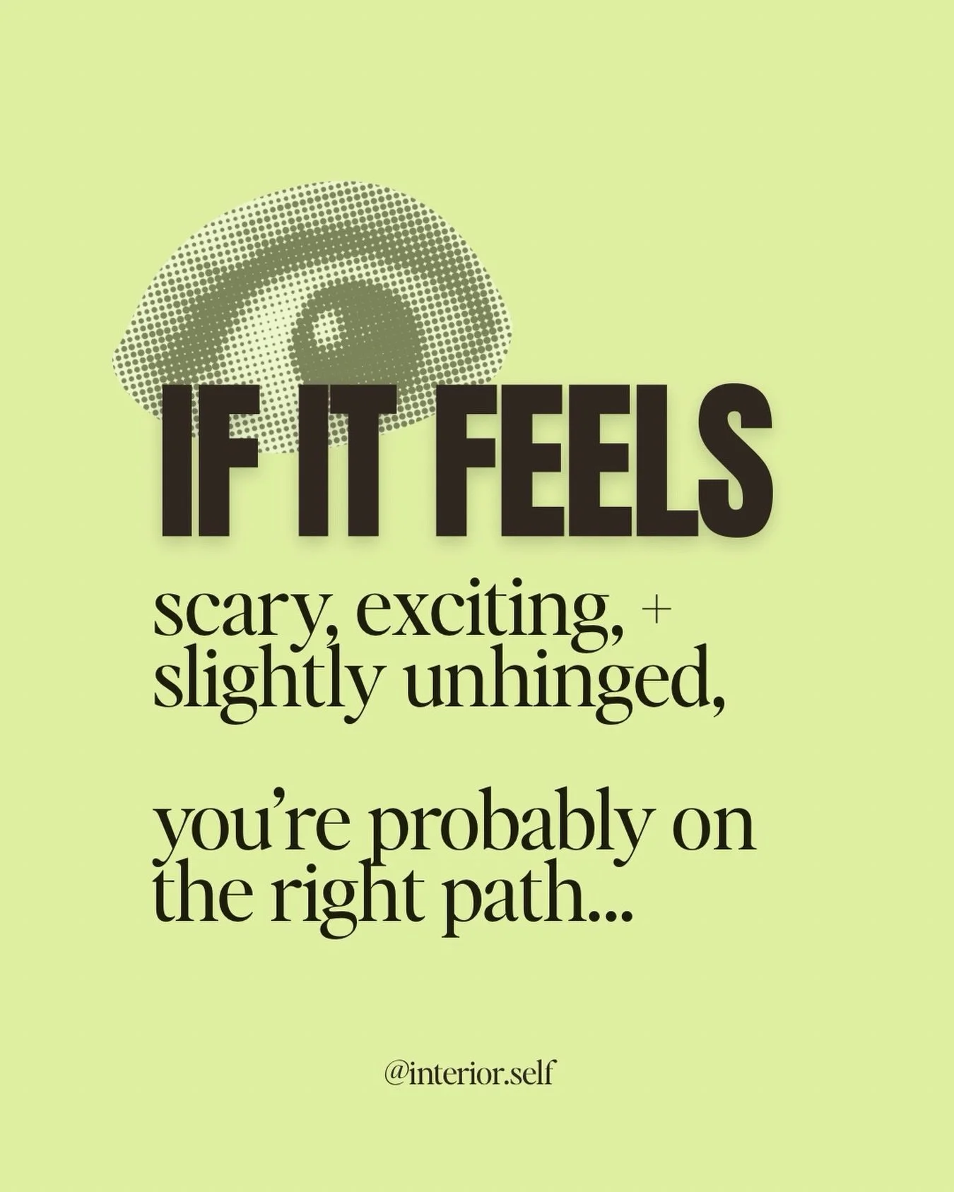 Before the New Year vision boards and resolutions&hellip;
Notice what already has your attention 👀 

The conversation you keep avoiding.
The desire you keep downplaying.
The idea that won&rsquo;t leave you alone.

The thing that feels scary, excitin