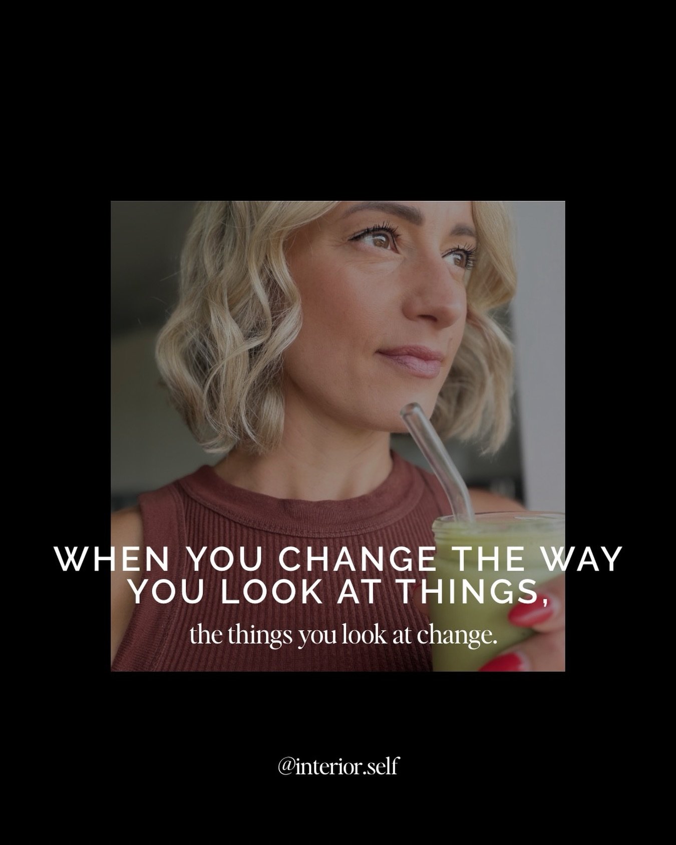 When you change the way you look at things, the things you look at change. 👁️

I don&rsquo;t believe in luck. I believe in alignment. ✨

You don&rsquo;t attract what you want - you attract what you are. That&rsquo;s why some people always seem to pu