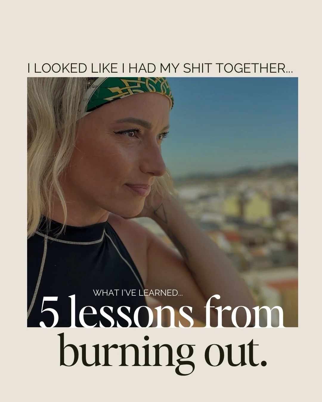 I looked like I had my shit together&hellip;

Successful career. Full calendar. All the outward signs of a woman who had it figured out.

What nobody saw was a version of me lying awake still thinking about work, ignoring every signal my body was sen