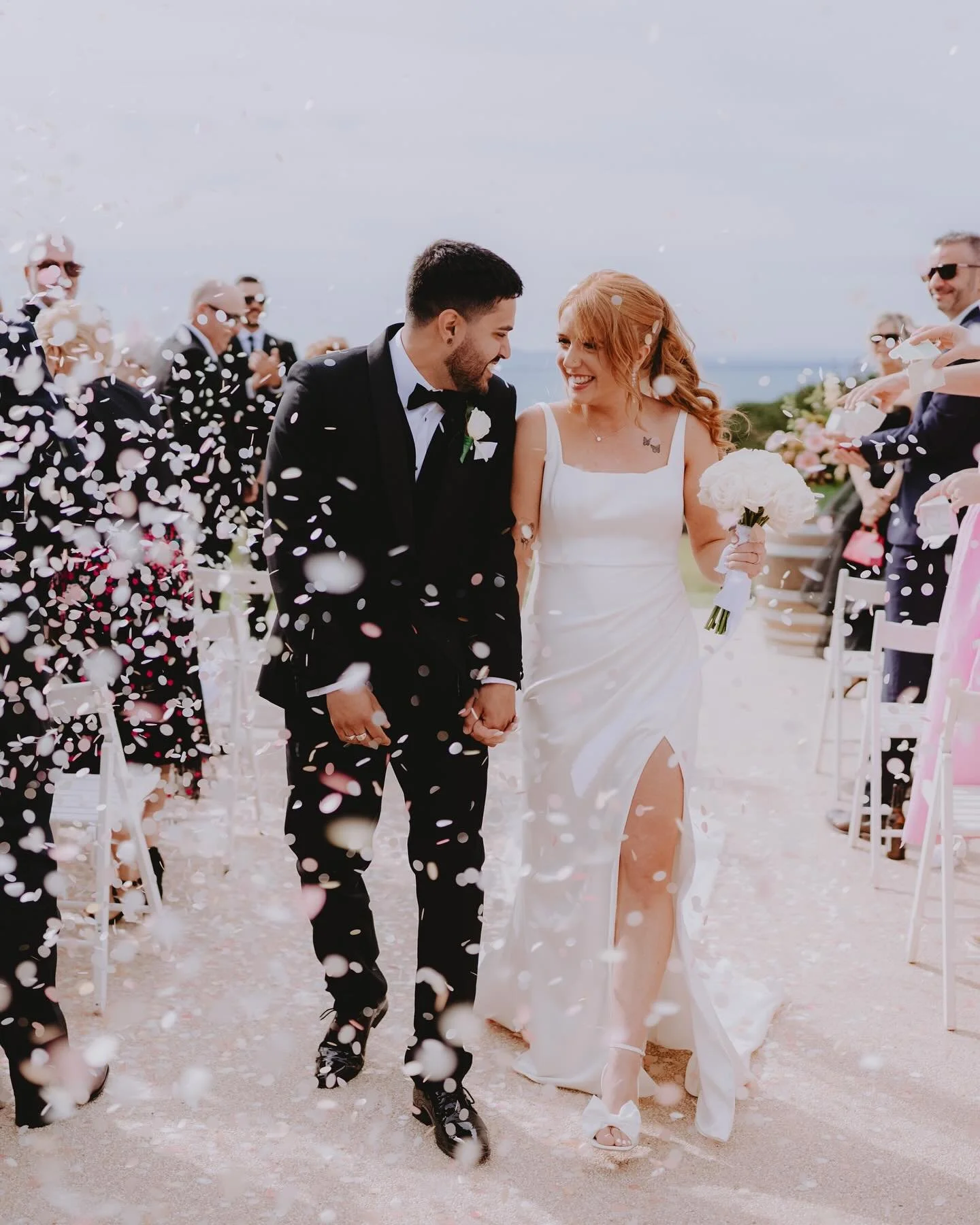 How has it already been a year (and 1 day) since this gorgeous day 🥹🥹 Had a ball celebrating the legends Liv &amp; Scott down the Bellarine at @jackrabbitvineyard 🫶🏼 I&rsquo;ve still got so many favourite pics from this wedding!! Pops of pinks an