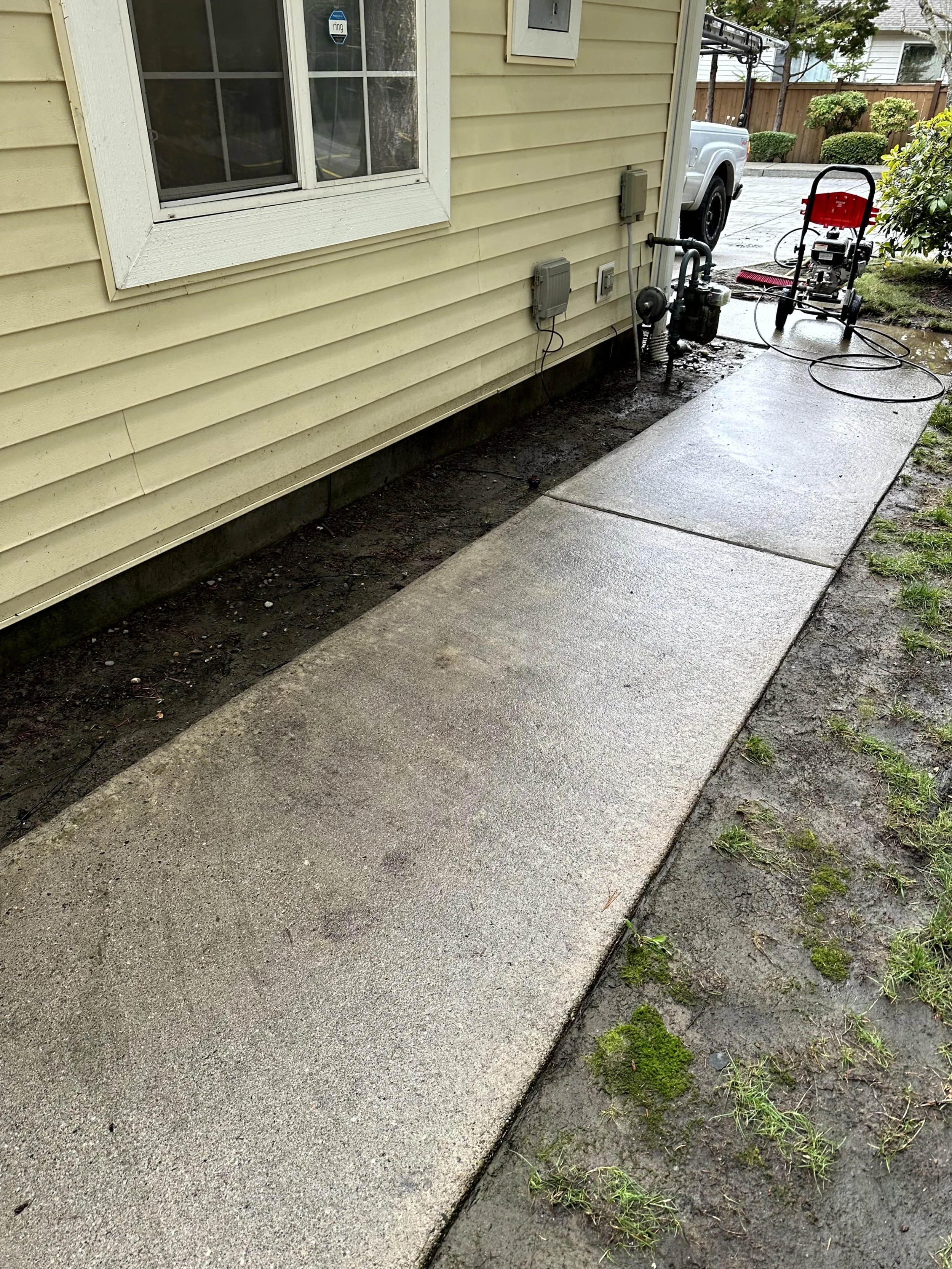 pressure washing
