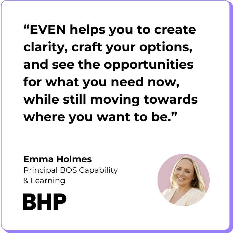 EVEN Member Story: How Emma Used a Personal Board of Directors to Find Career Clarity at Mid-Career