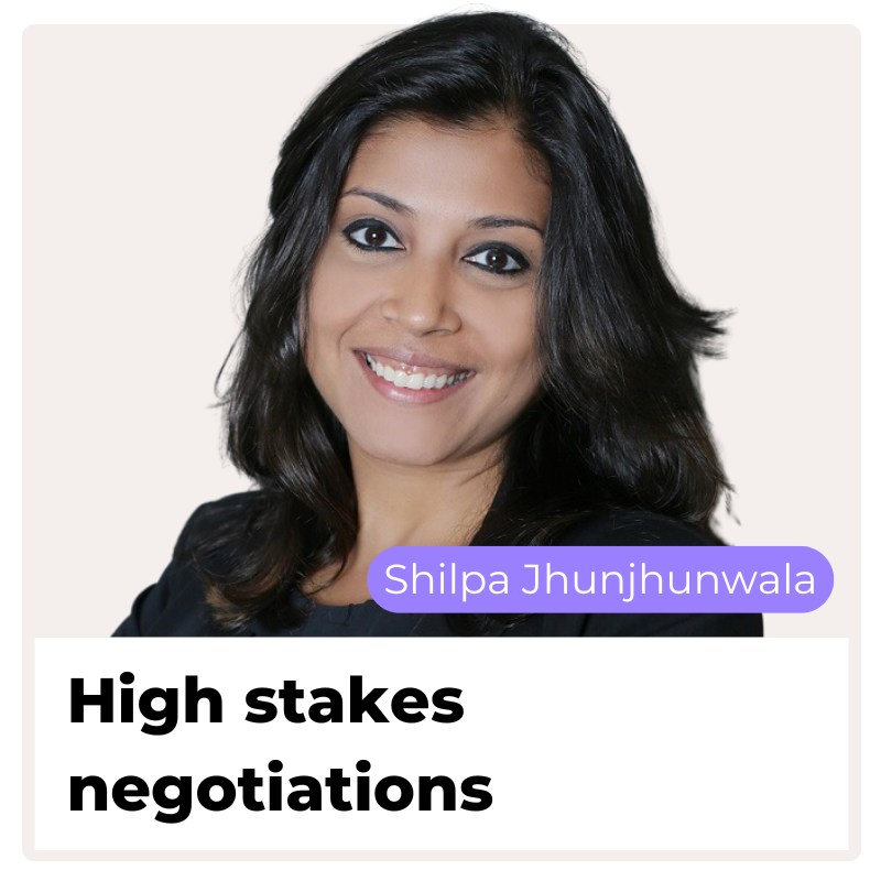 High Stakes Negotiation