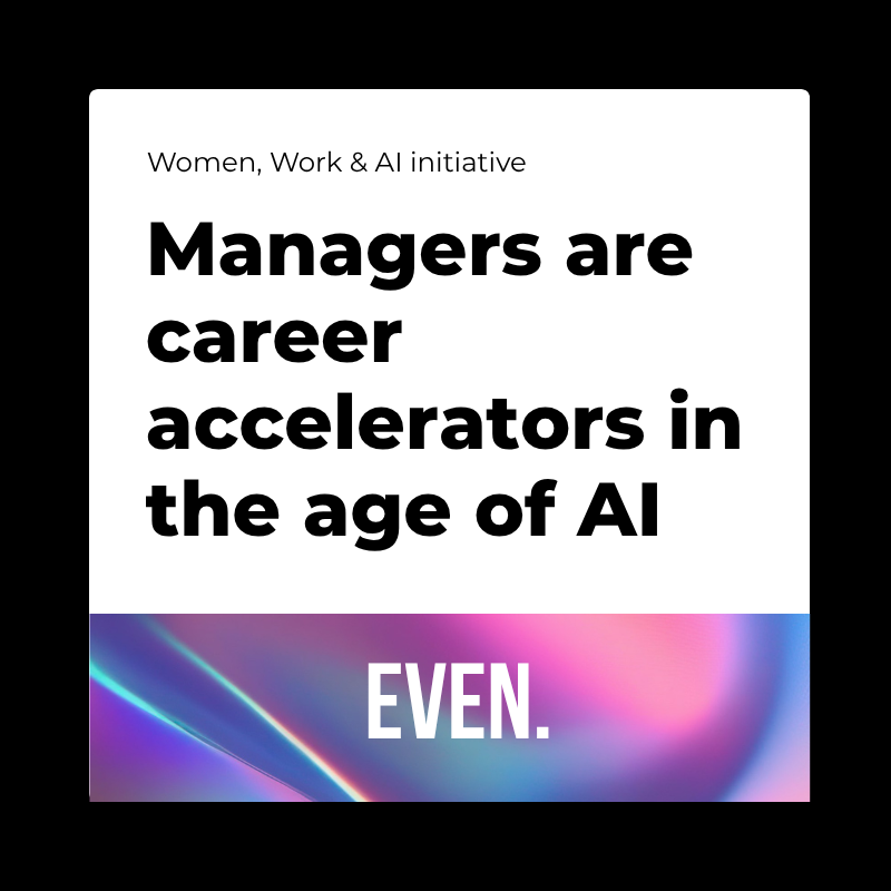 Managers are career accelerators in the age of AI