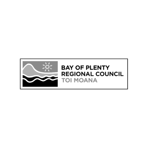 Logo for the Toh Moana Regional Council featuring a mountain, sun, and water waves.