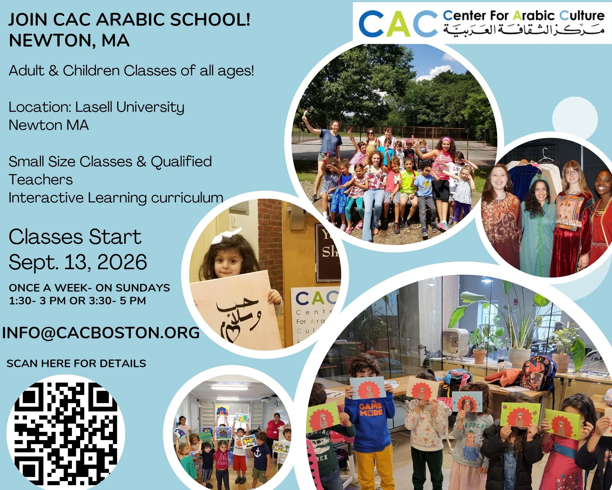 2026/2027 CAC In-Person Arabic School