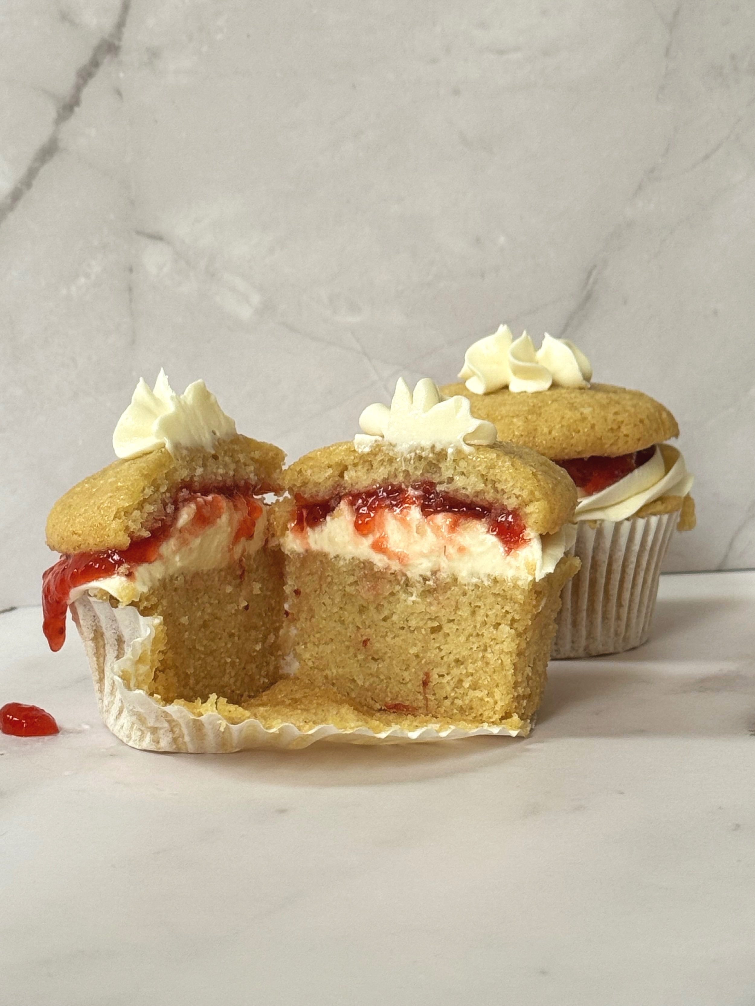Victoria Sponge Cupcakes