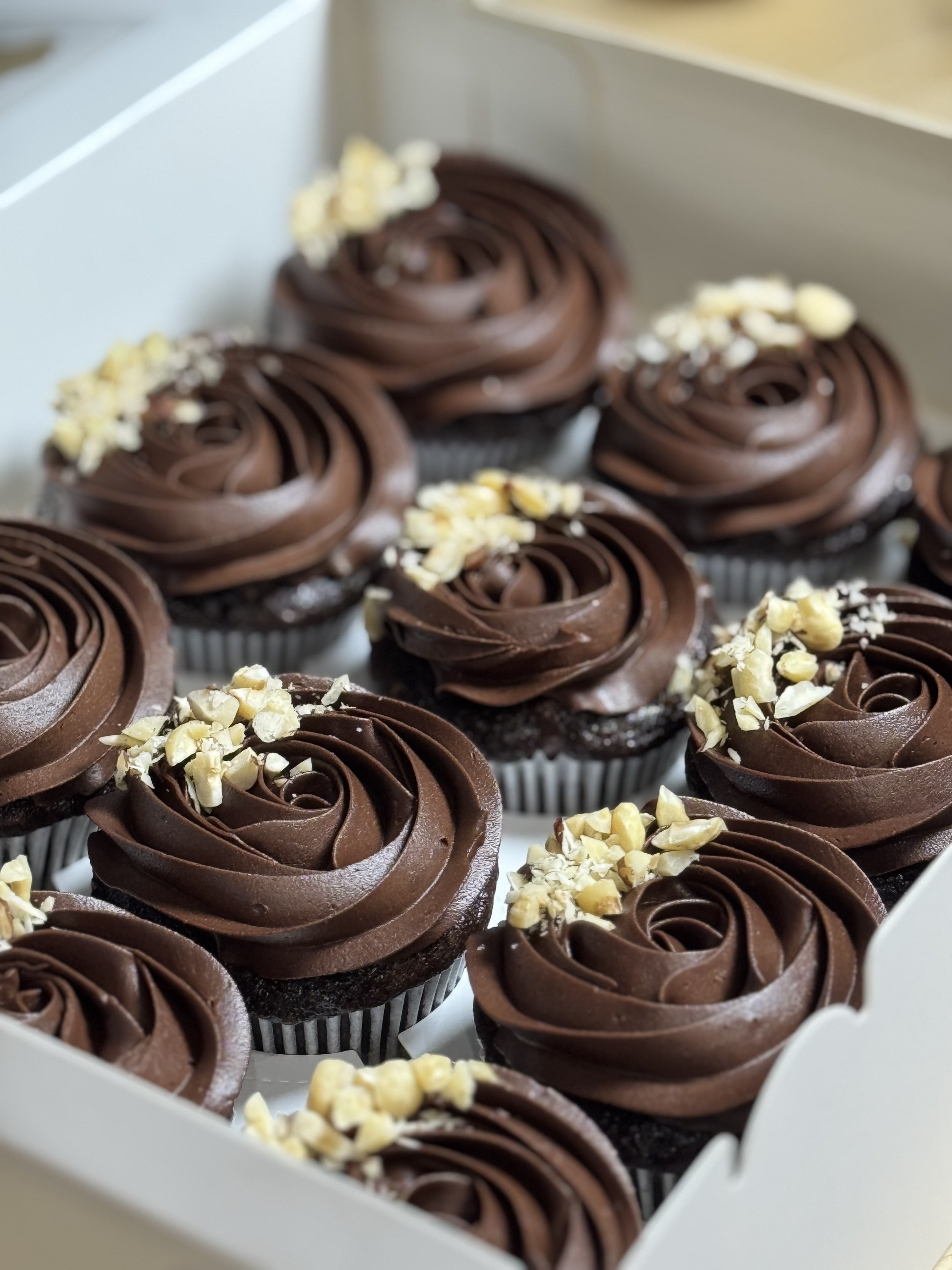 Chocolate Hazelnut Cupcakes