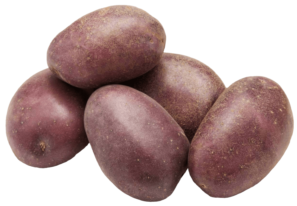 Royal blue potatoes