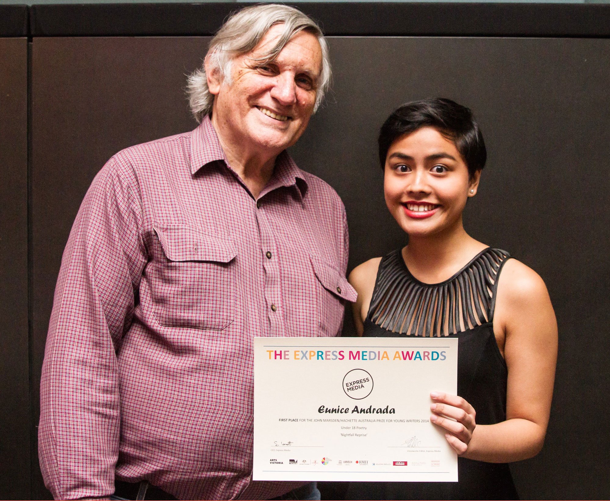 Shortlist Announced - 2015 John Marsden & Hachette Australia Prize