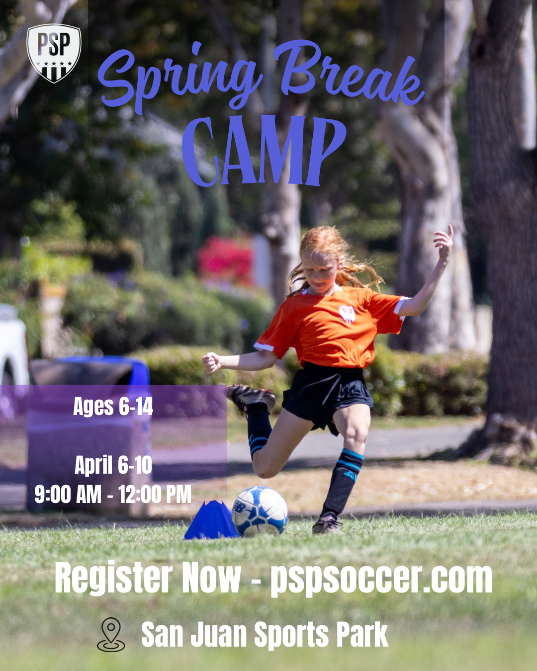 PSP Spring Break Soccer Camp