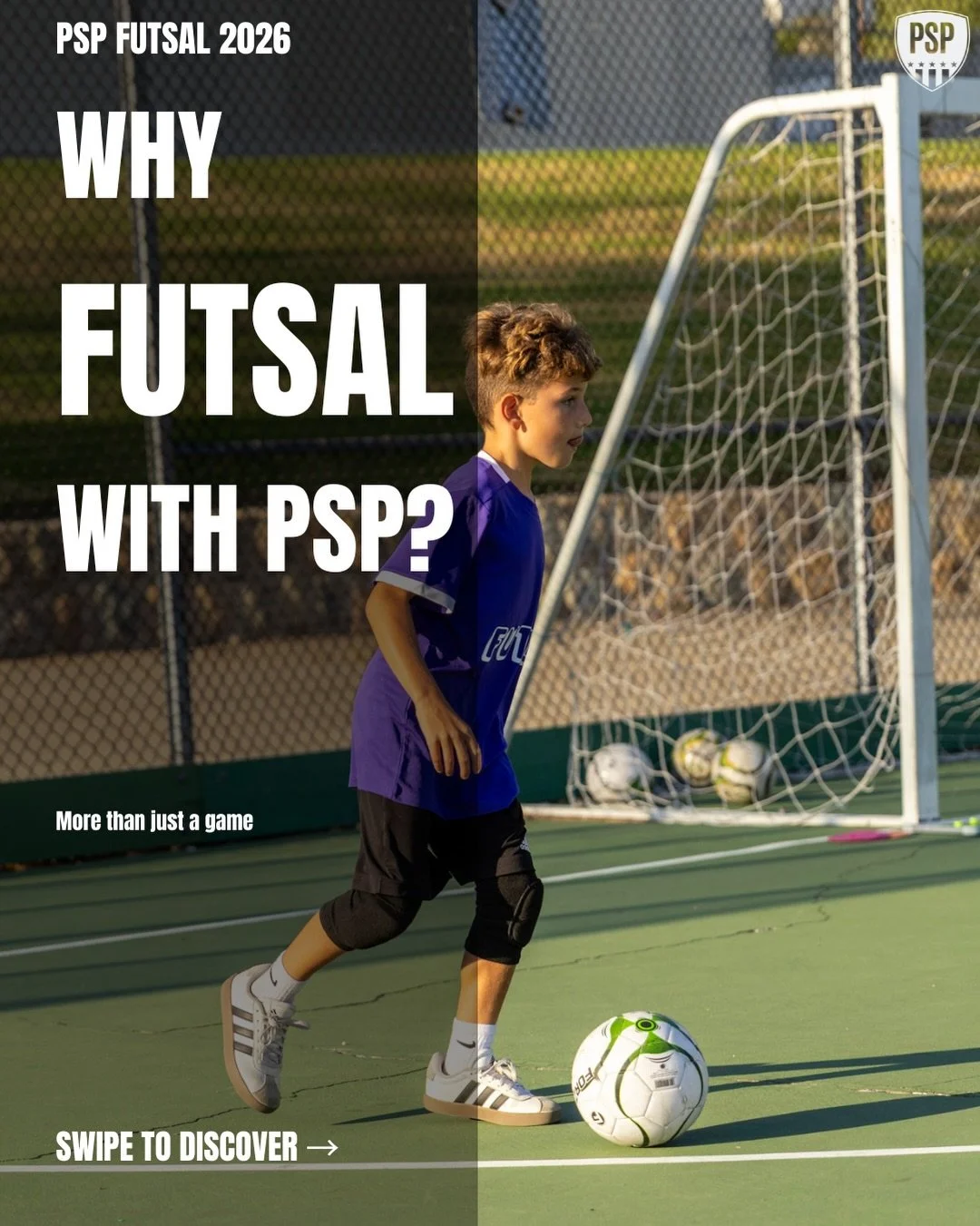 Why Futsal with PSP? ⚽️🔥

More touches. Faster decisions. More creativity. More confidence.

We&rsquo;re building an environment where players can train, compete, and grow &mdash; while continuing to play for their club.

This is more than just a ga