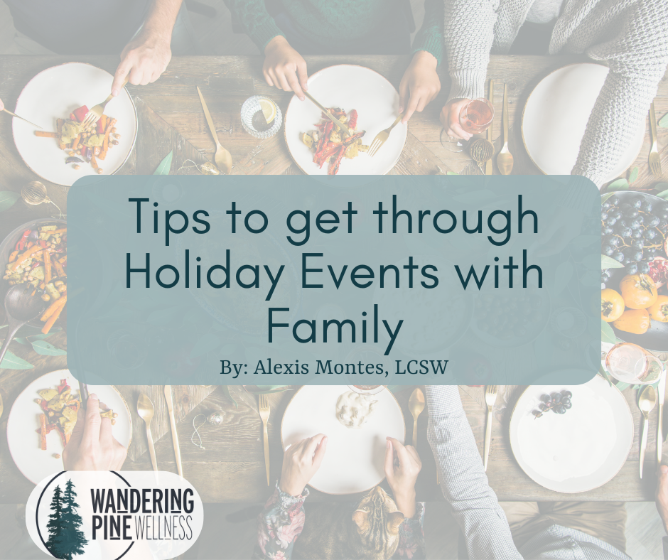 Tips to get Through Holiday Events with Family